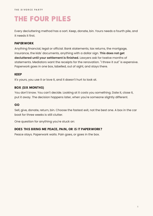 Page 3 of The Divorce Declutter