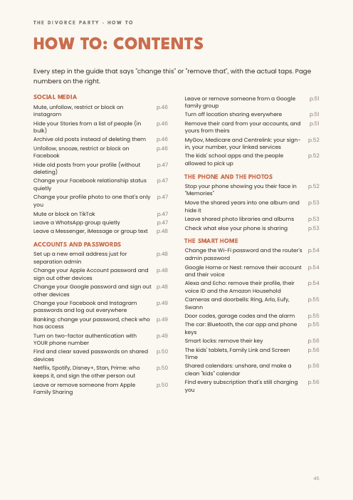 Page 45 of The Divorce Declutter
