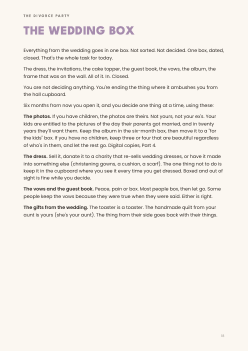 Page 18 of The Divorce Declutter